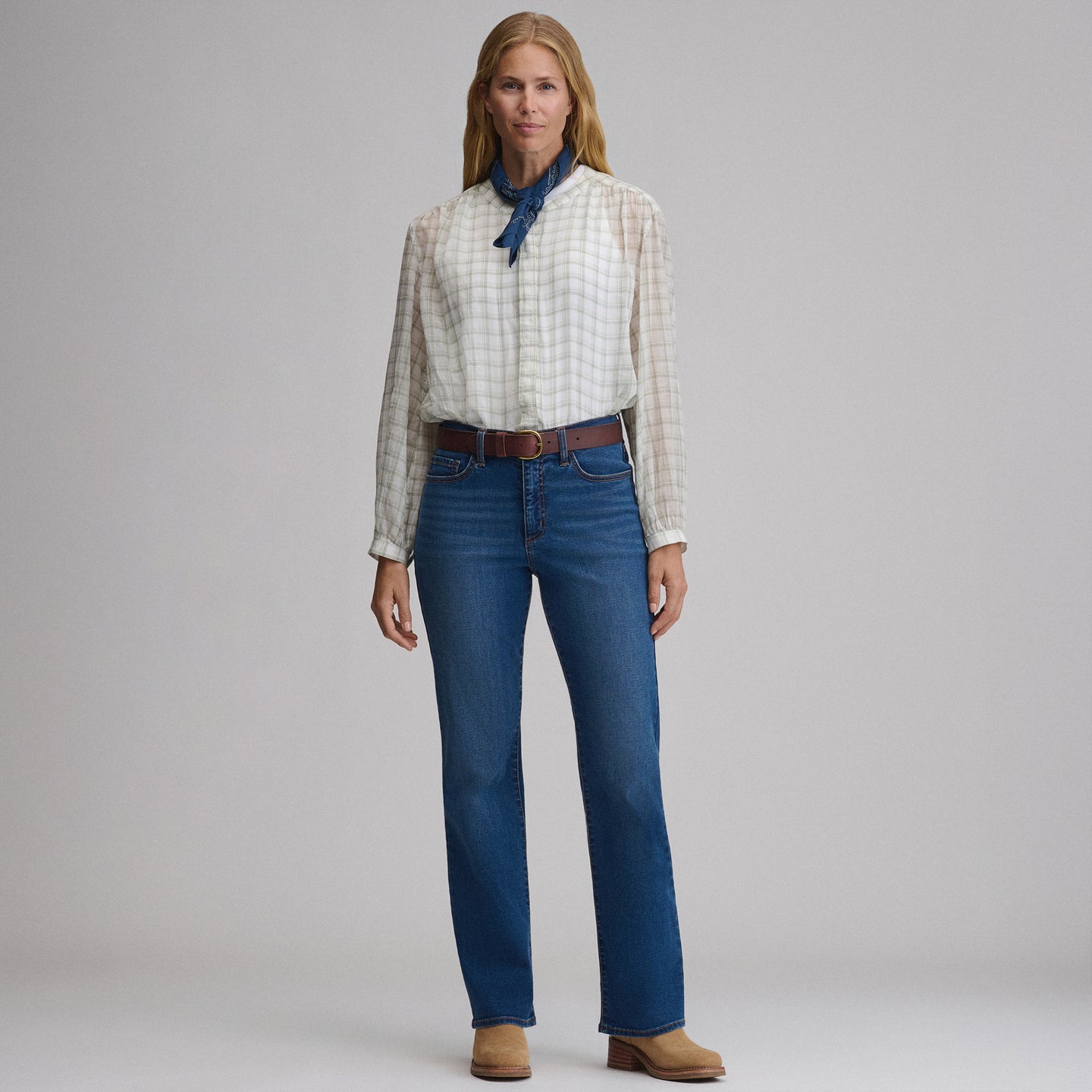 Women's Venture Stretch High-Rise Bootcut Jeans-Lake-8