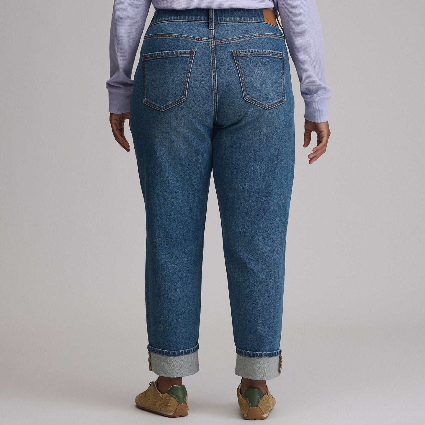 Women's Iconic 90's Boyfriend Jean-Indigo Blue-10