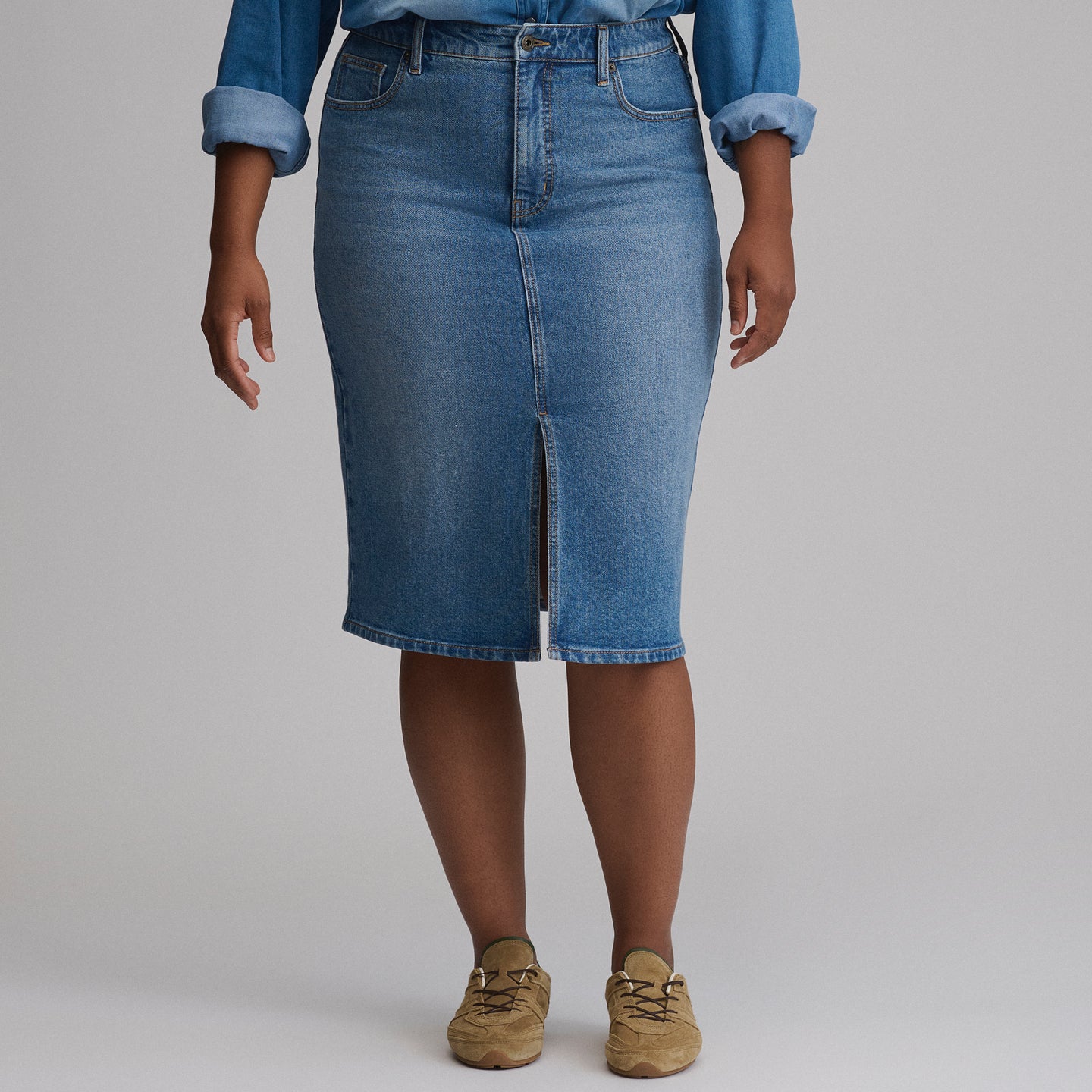 Women's Iconic Denim Skirt-Vintage-5