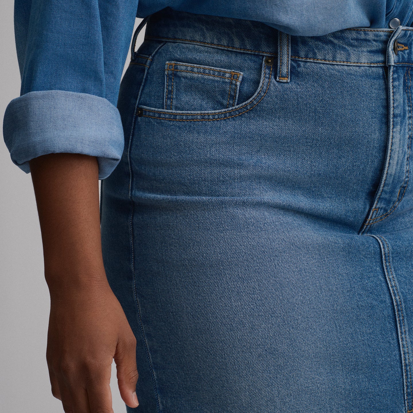 Women's Iconic Denim Skirt-Vintage-7