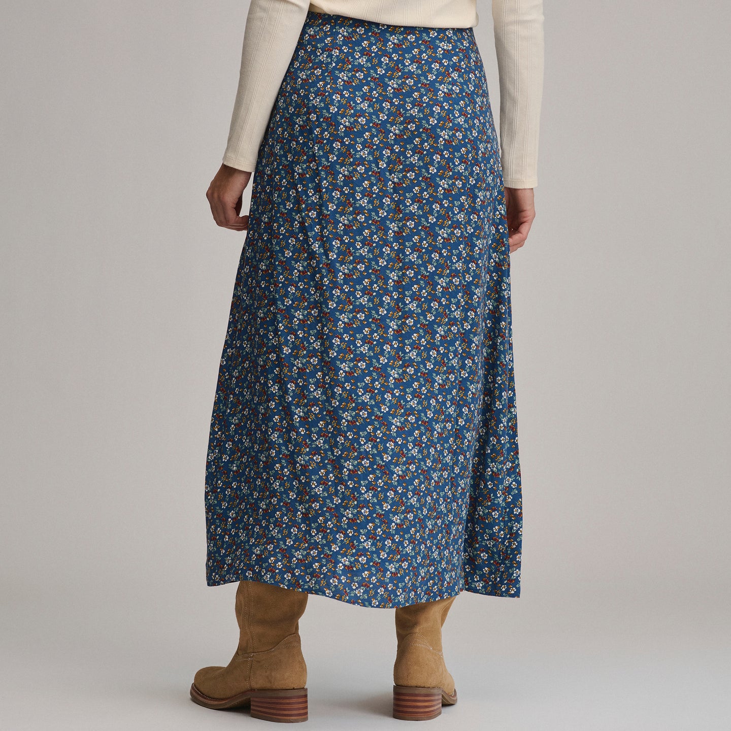 Printed Midi Skirt-Dusk-2