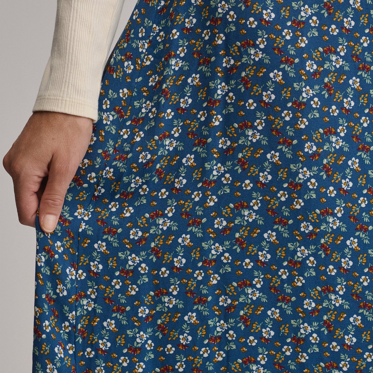 Printed Midi Skirt-Dusk-3