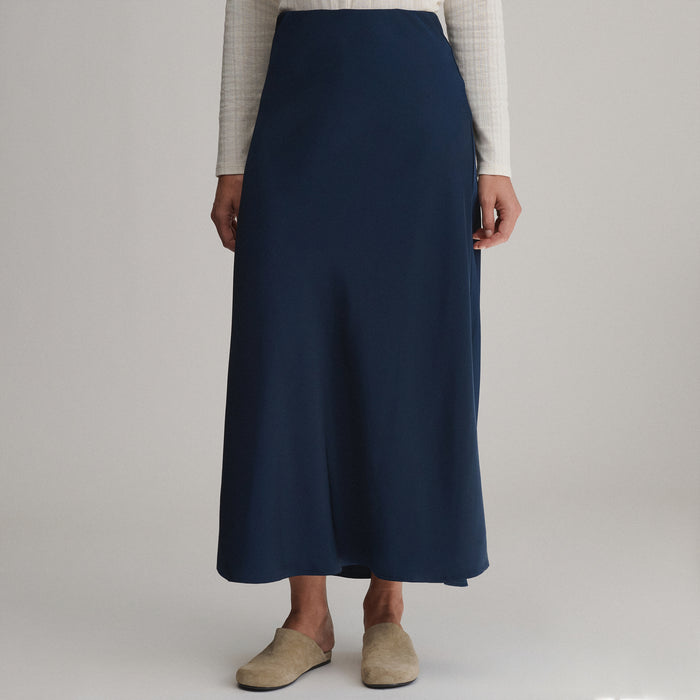 Women's Bias Midi Skirt