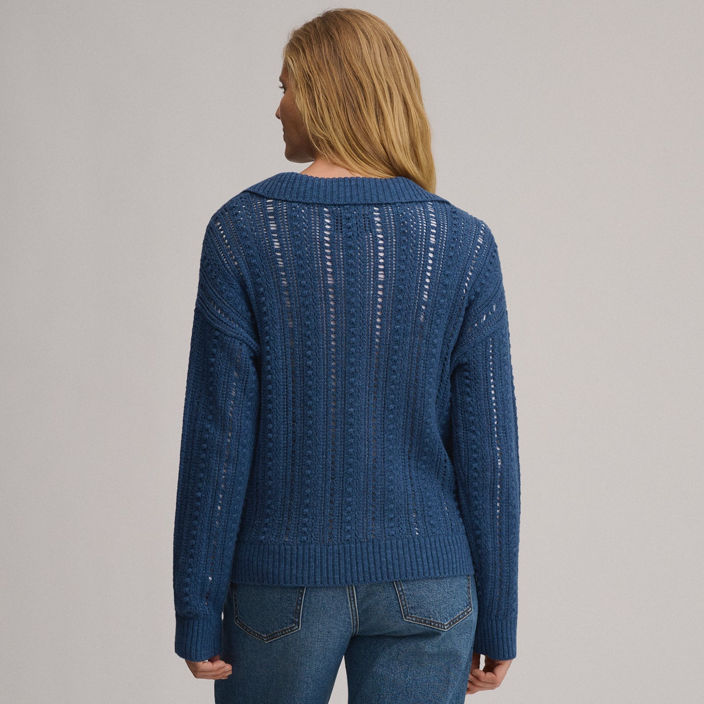 LS Slub Johnny Collar Sweater-Dusk-2