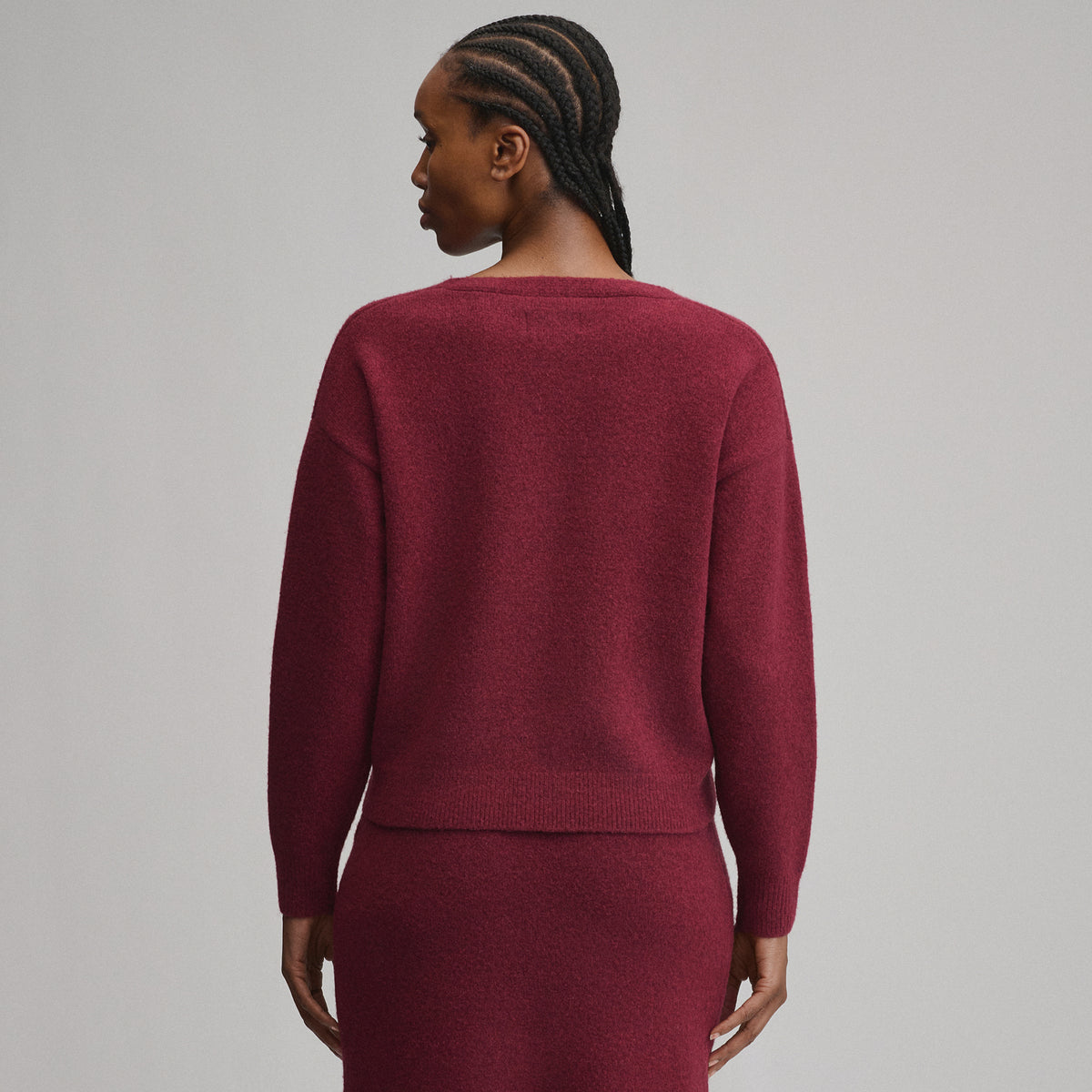 Women's V-Neck Sweater-Blossom-6