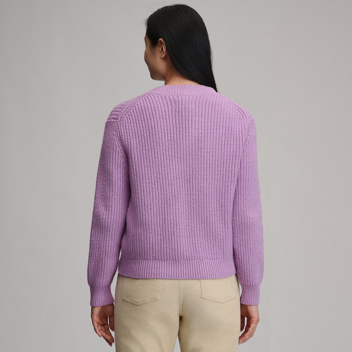 Women's Everloft V-Neck Sweater-Sugar Plum-10