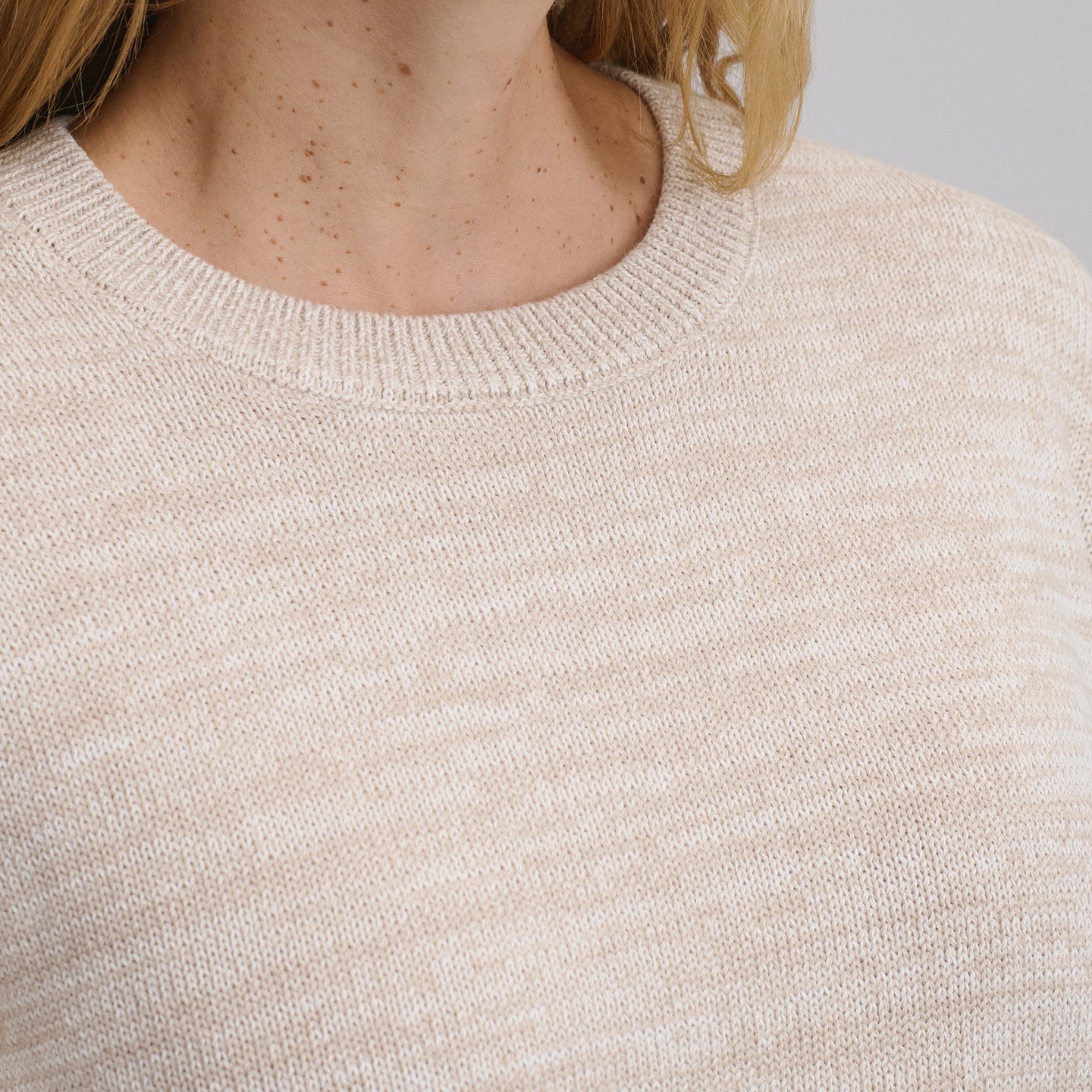 Marl Crewneck Sweater-Pumice-3