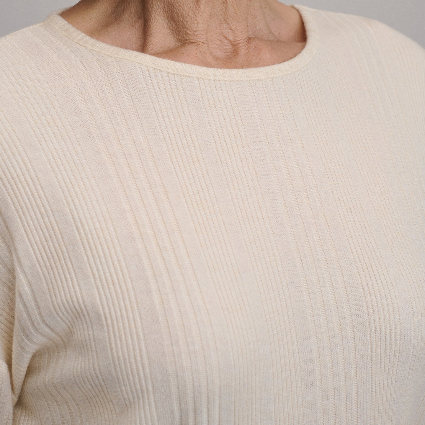 Women's Long-Sleeve Cozy Rib Crew-Heather Oatmeal-9