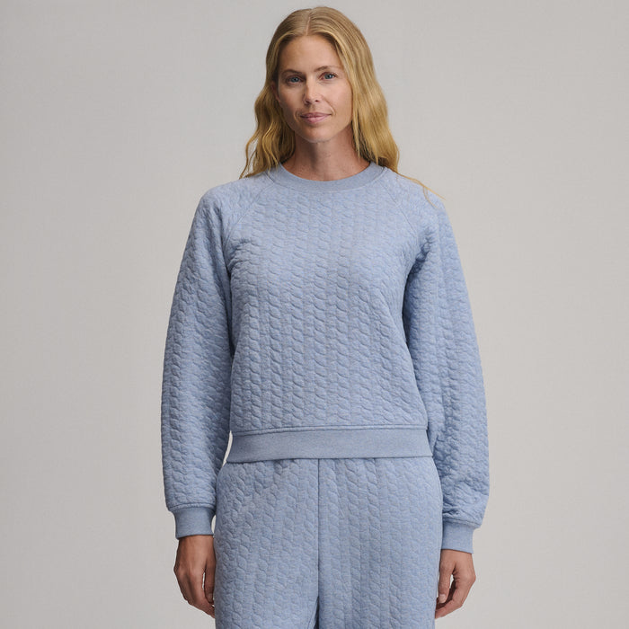 Women's Quilted Crew