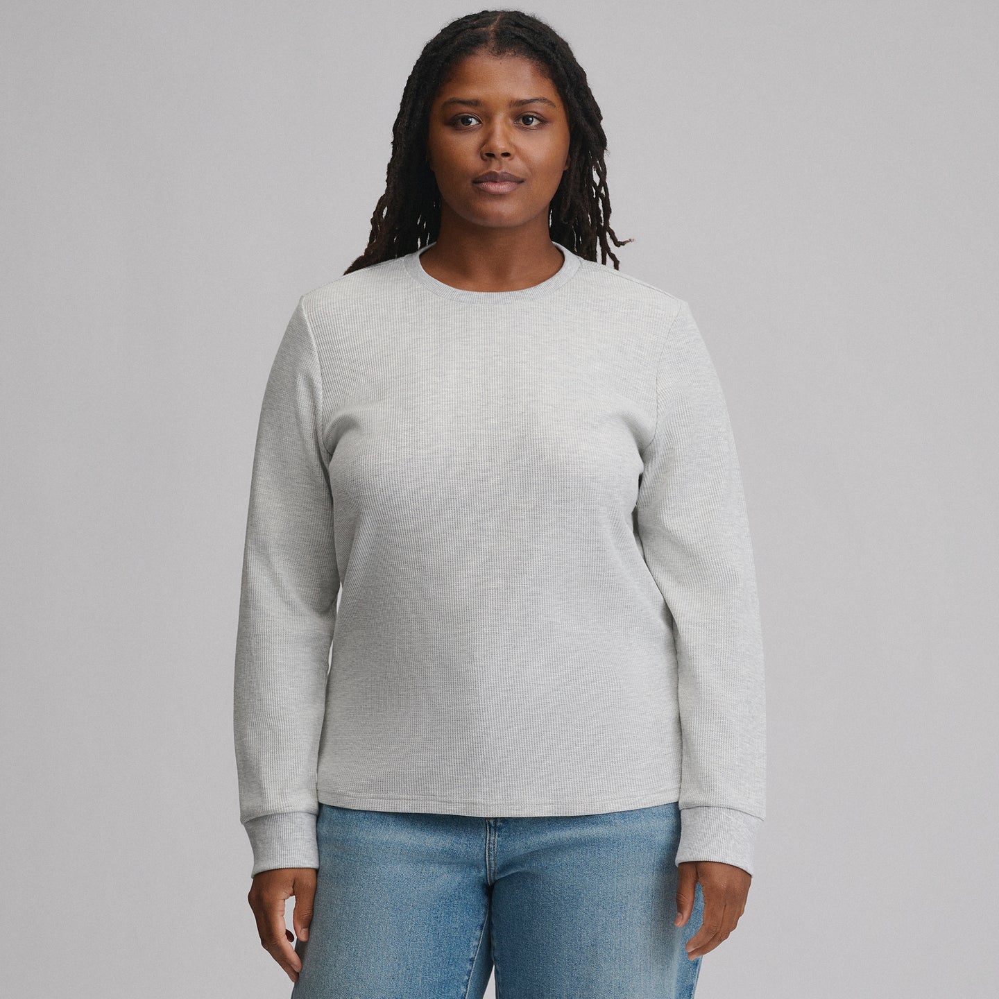 Infinity Thermal Crew-Light Hthr Gray-17