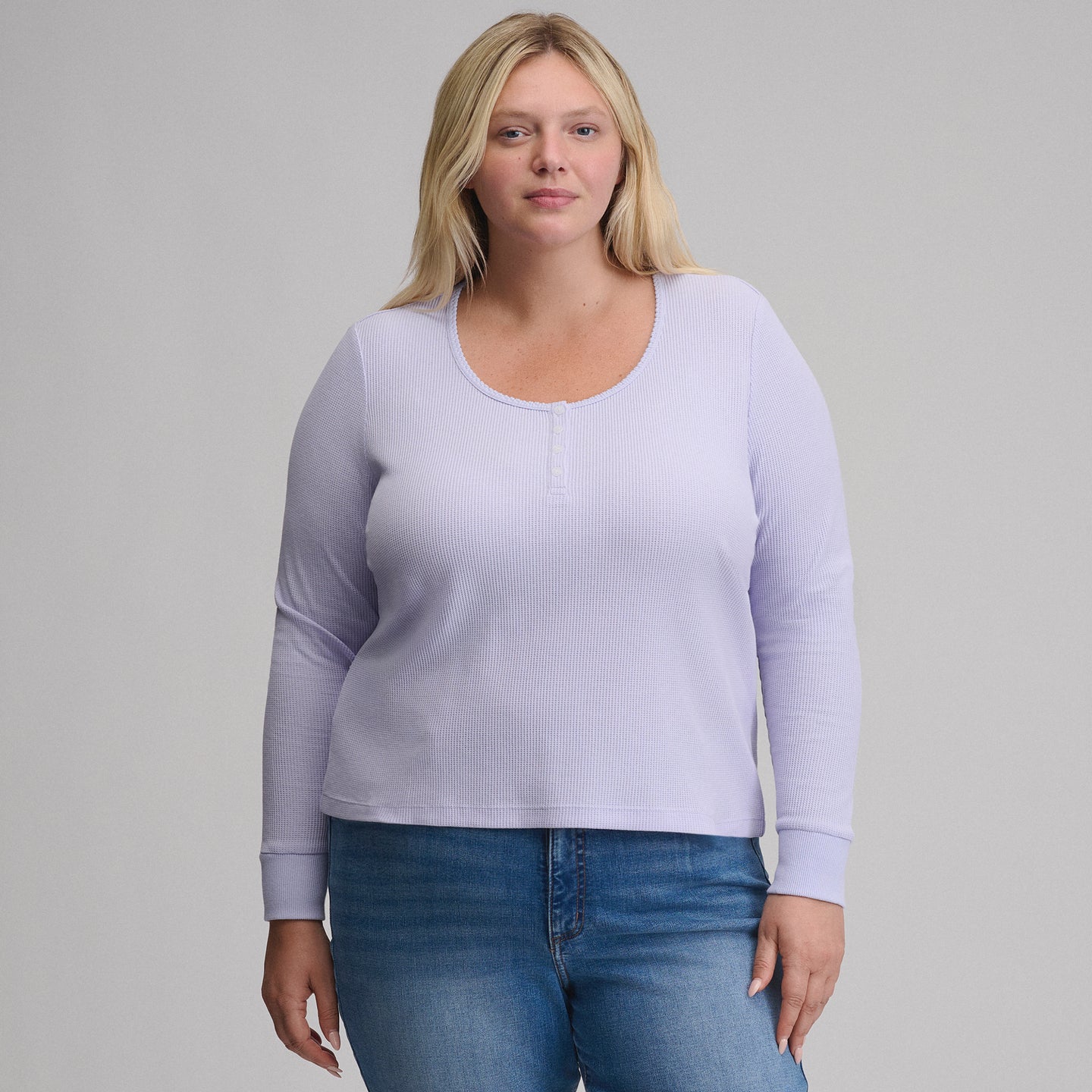 Women's Infinity Thermal Henley-Orchid-12