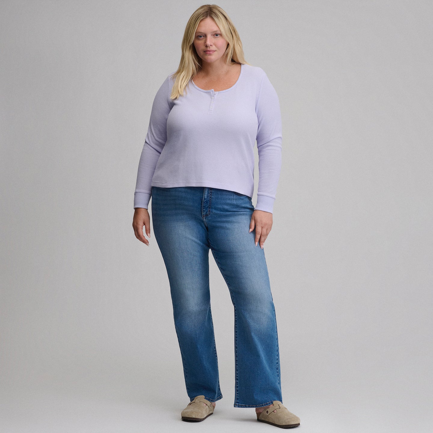 Women's Infinity Thermal Henley-Orchid-15