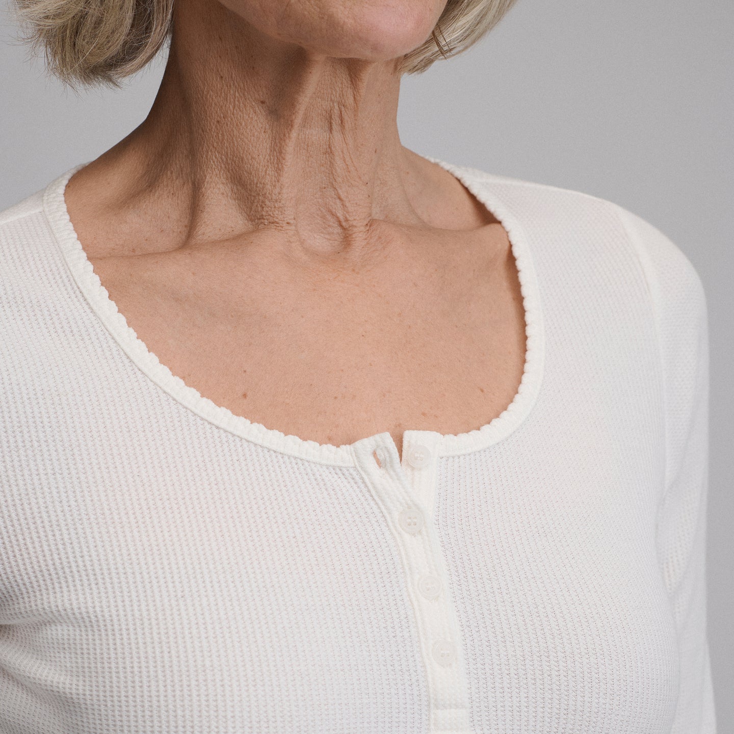 Women's Infinity Thermal Henley-Ivory-43