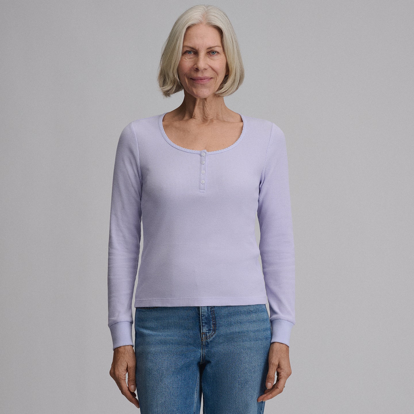Women's Infinity Thermal Henley-Orchid-45