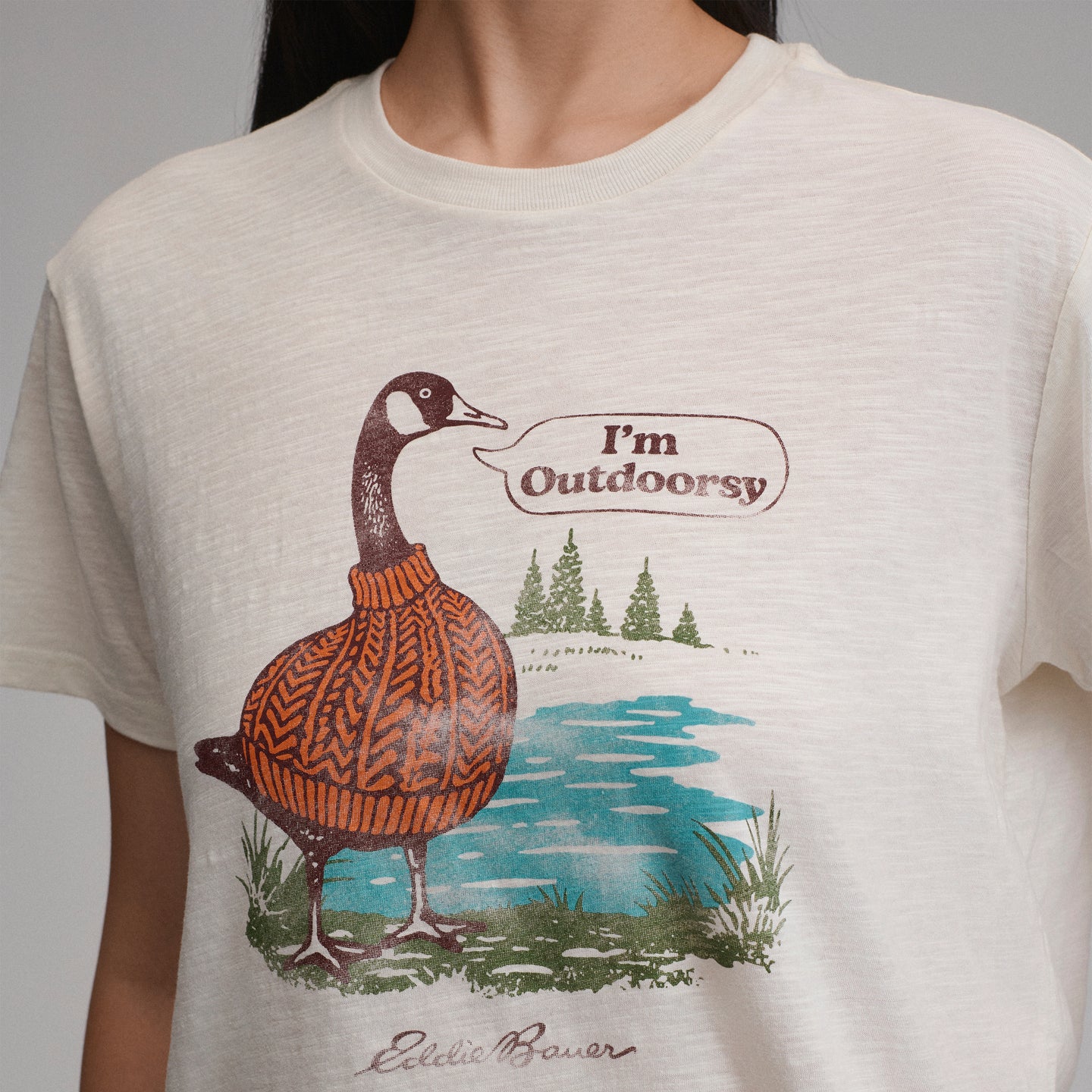 Relaxed BF Graphic - Goose-Ivory-3