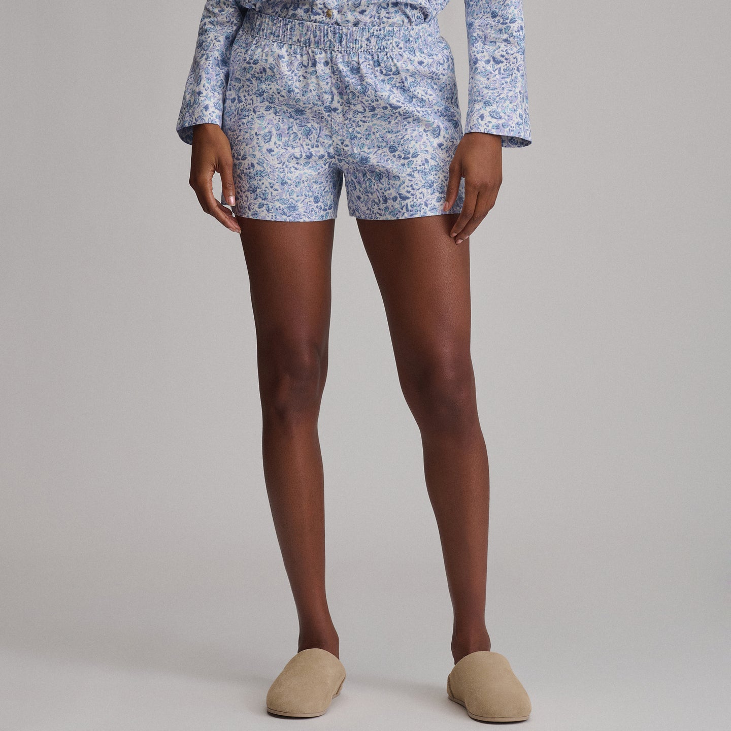Women's Softened Sleep Shorts-Orchid-5
