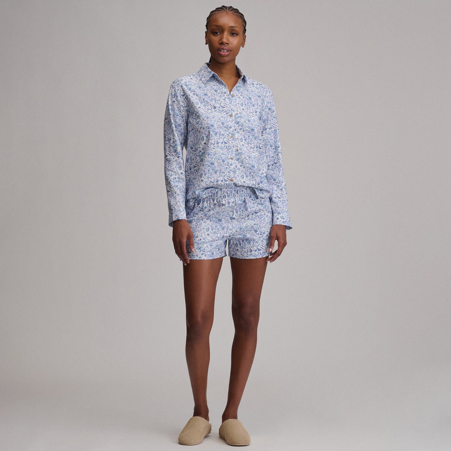 Women's Softened Sleep Shorts-Orchid-8