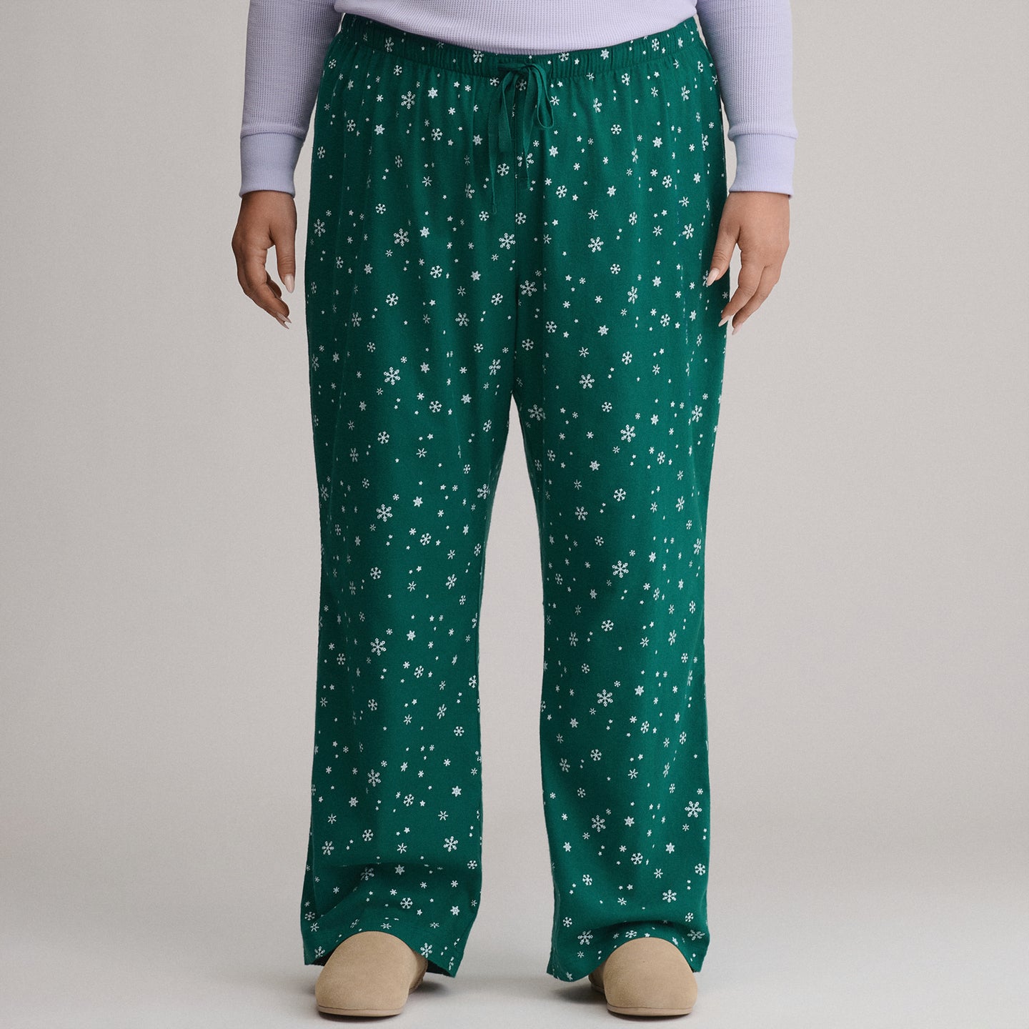 Women's Stines Flannel Sleep Pants-Sea Glass-21