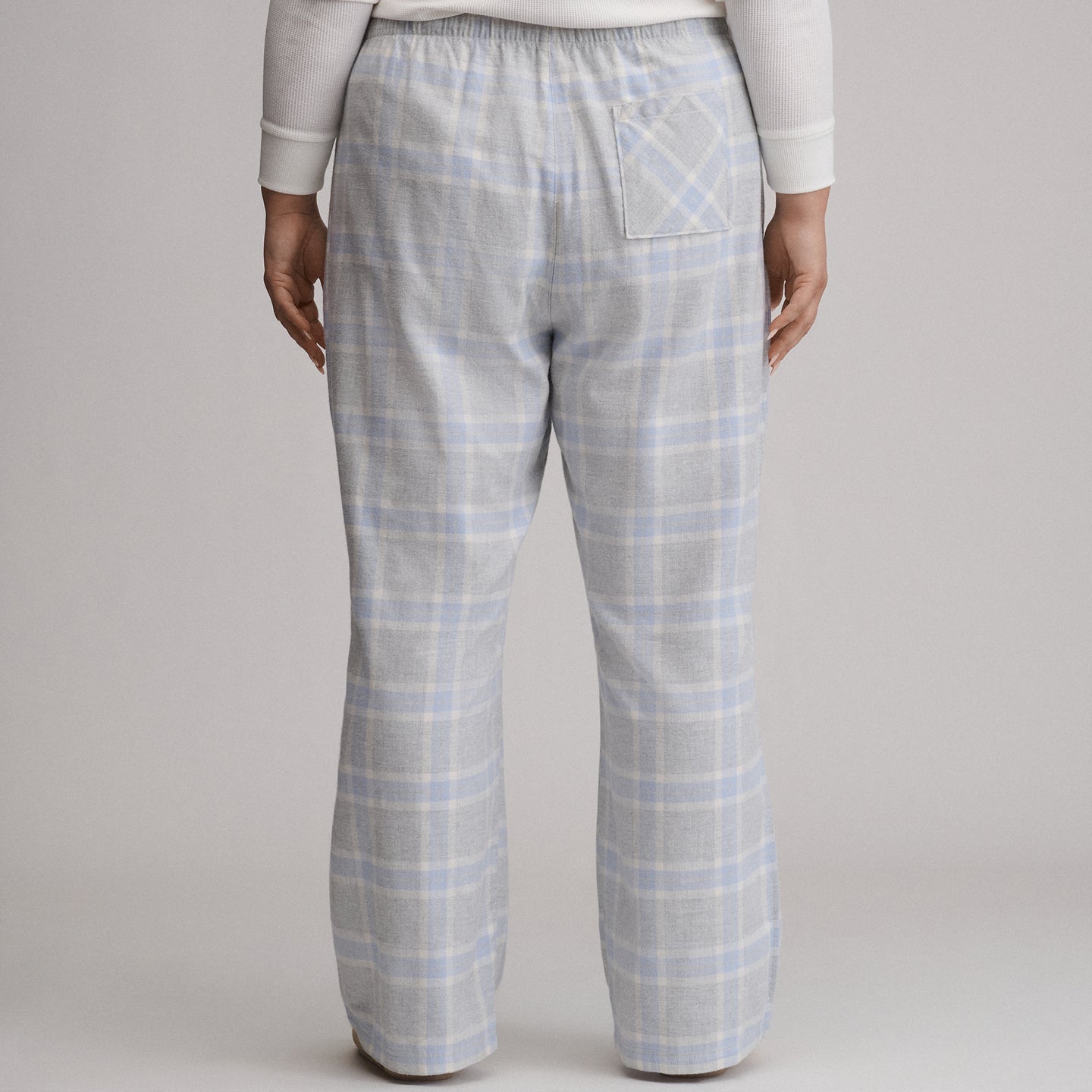 Women's Stines Flannel Sleep Pants-Light Gray-37