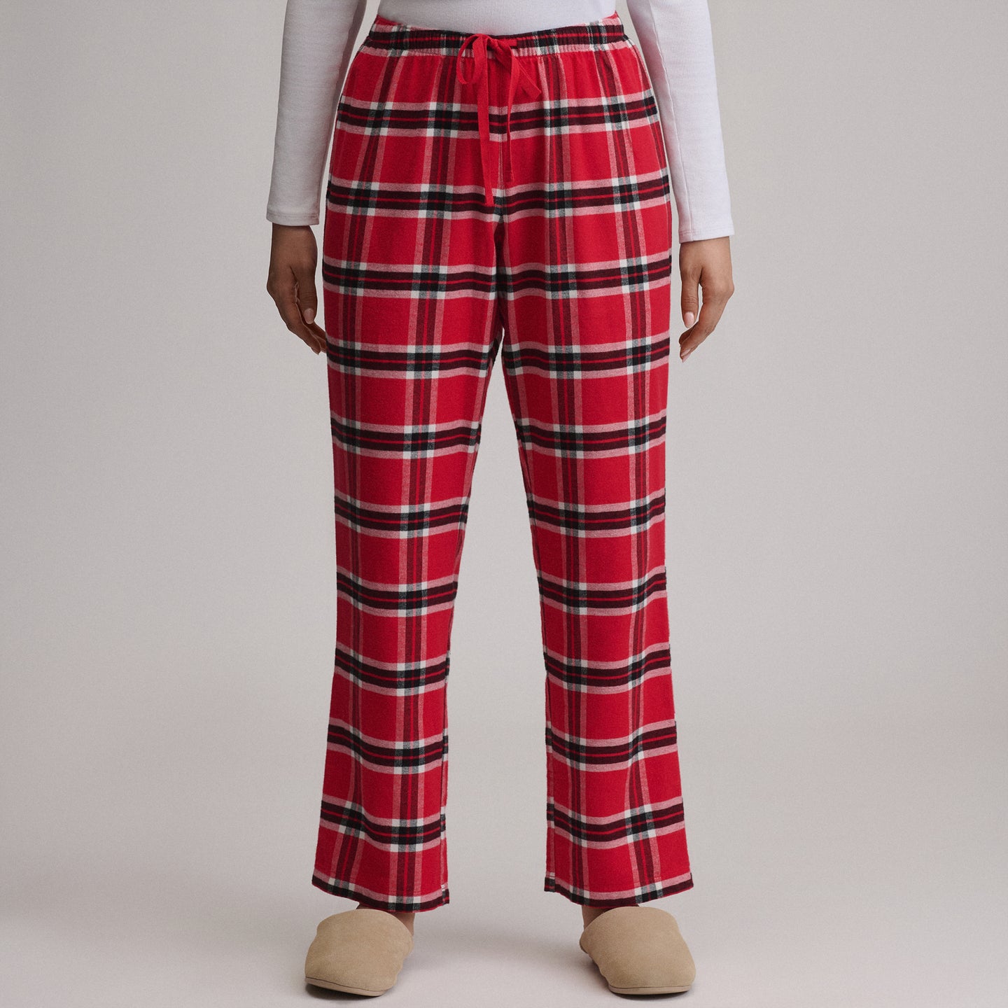 Women's Stines Flannel Sleep Pants-Chili-5