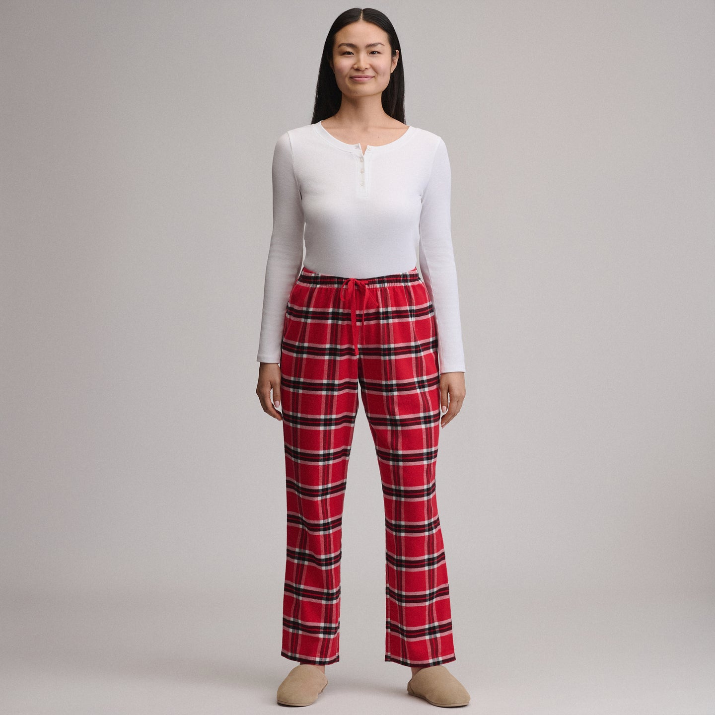 Women's Stines Flannel Sleep Pants-Chili-7