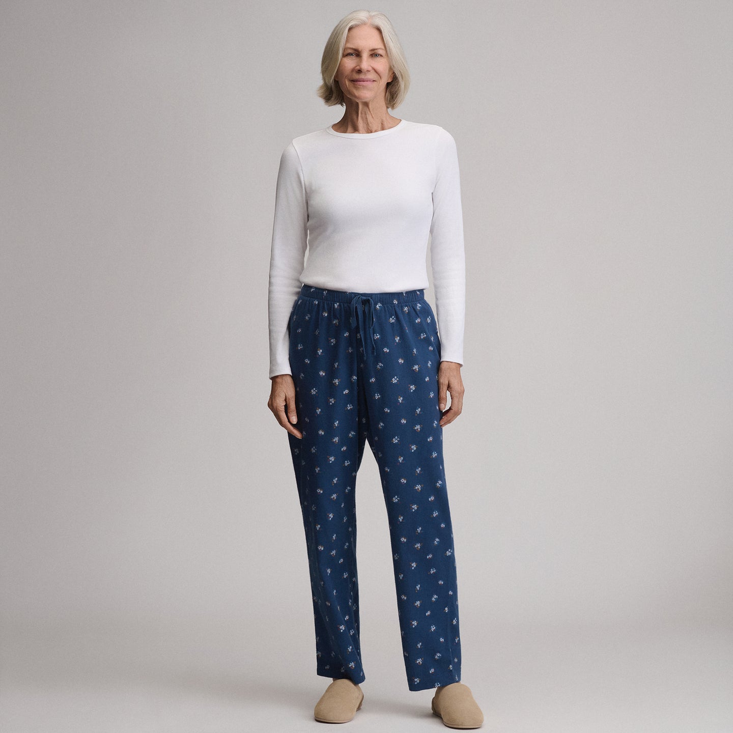 Women's Stines Flannel Sleep Pants-Dusk-15