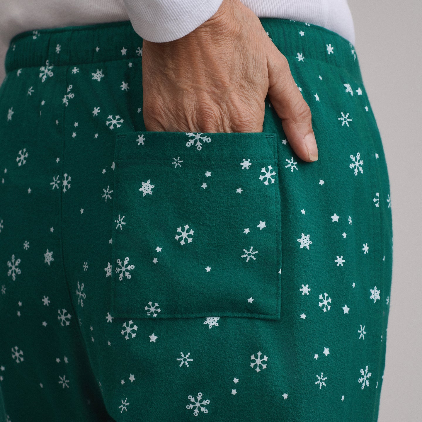 Women's Stines Flannel Sleep Pants-Sea Glass-18