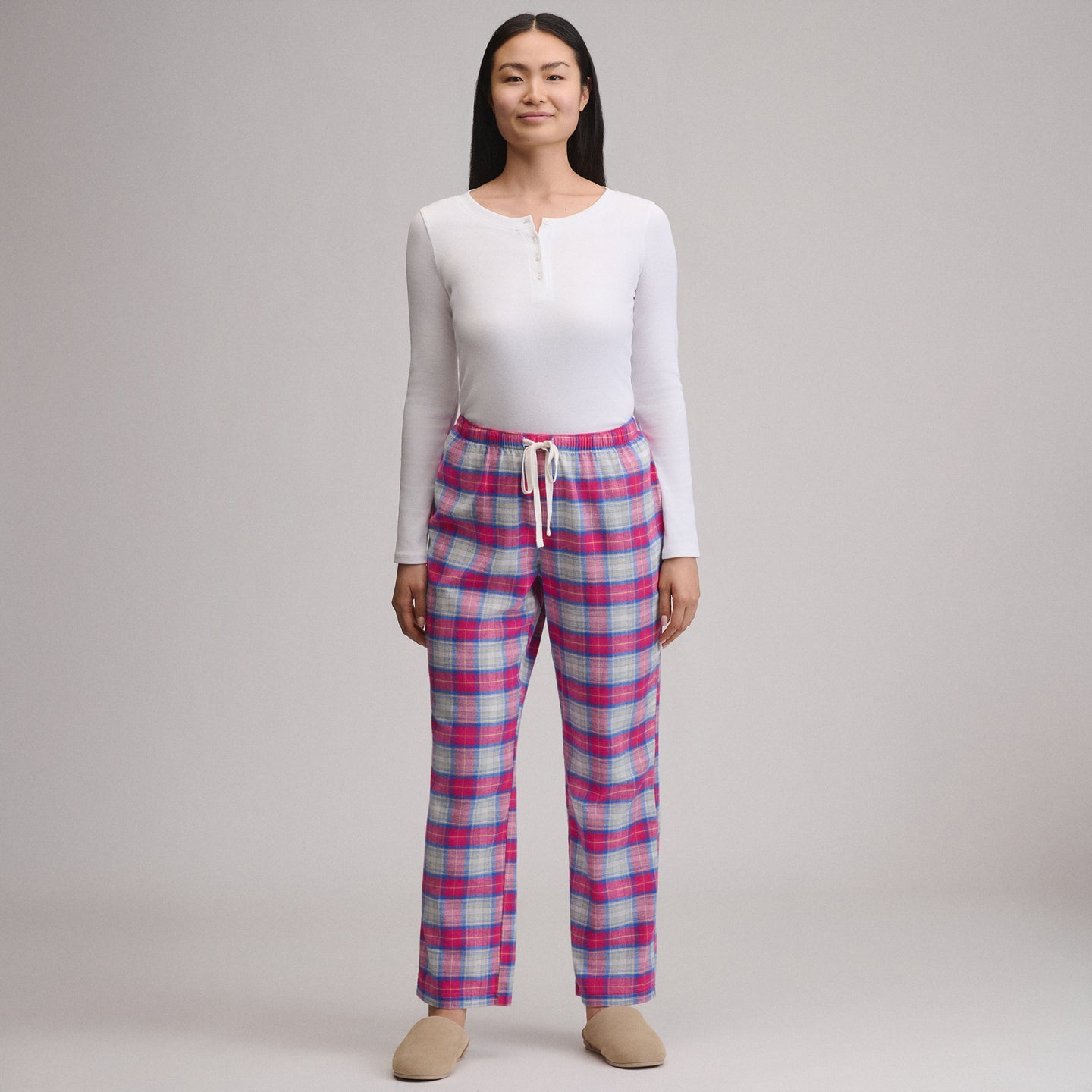 Women's Stines Flannel Sleep Pants-Hibiscus-23