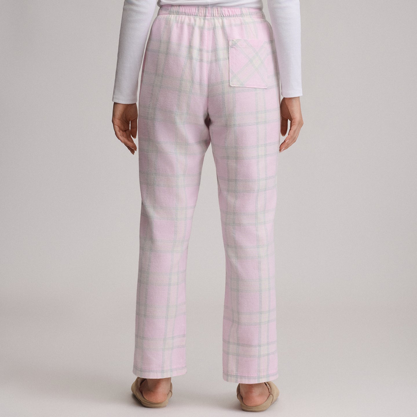 Women's Stines Flannel Sleep Pants-Light Pink-25