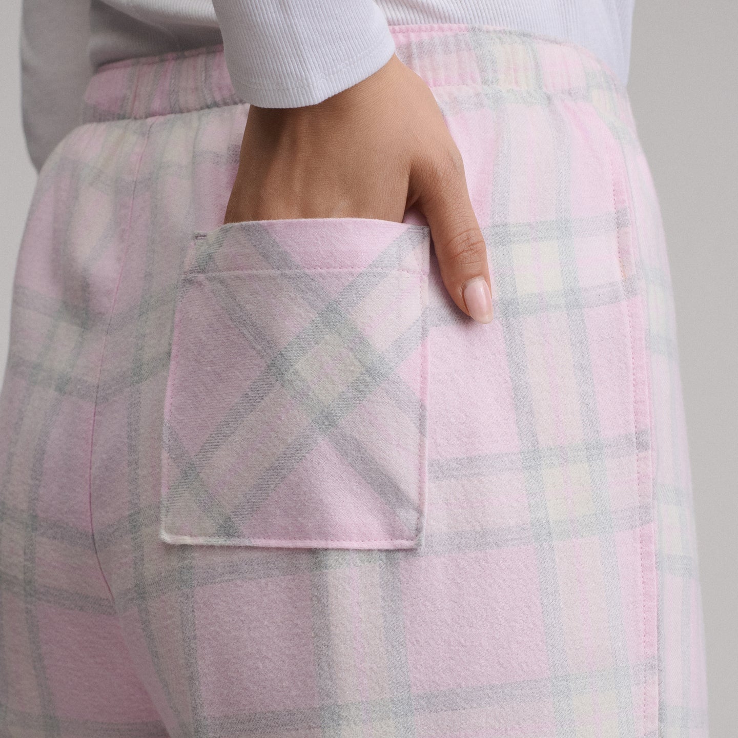 Women's Stines Flannel Sleep Pants-Light Pink-26