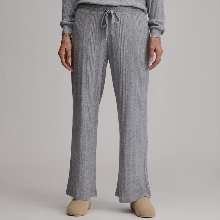 Women's Cozy Rib Wide-Leg Pants