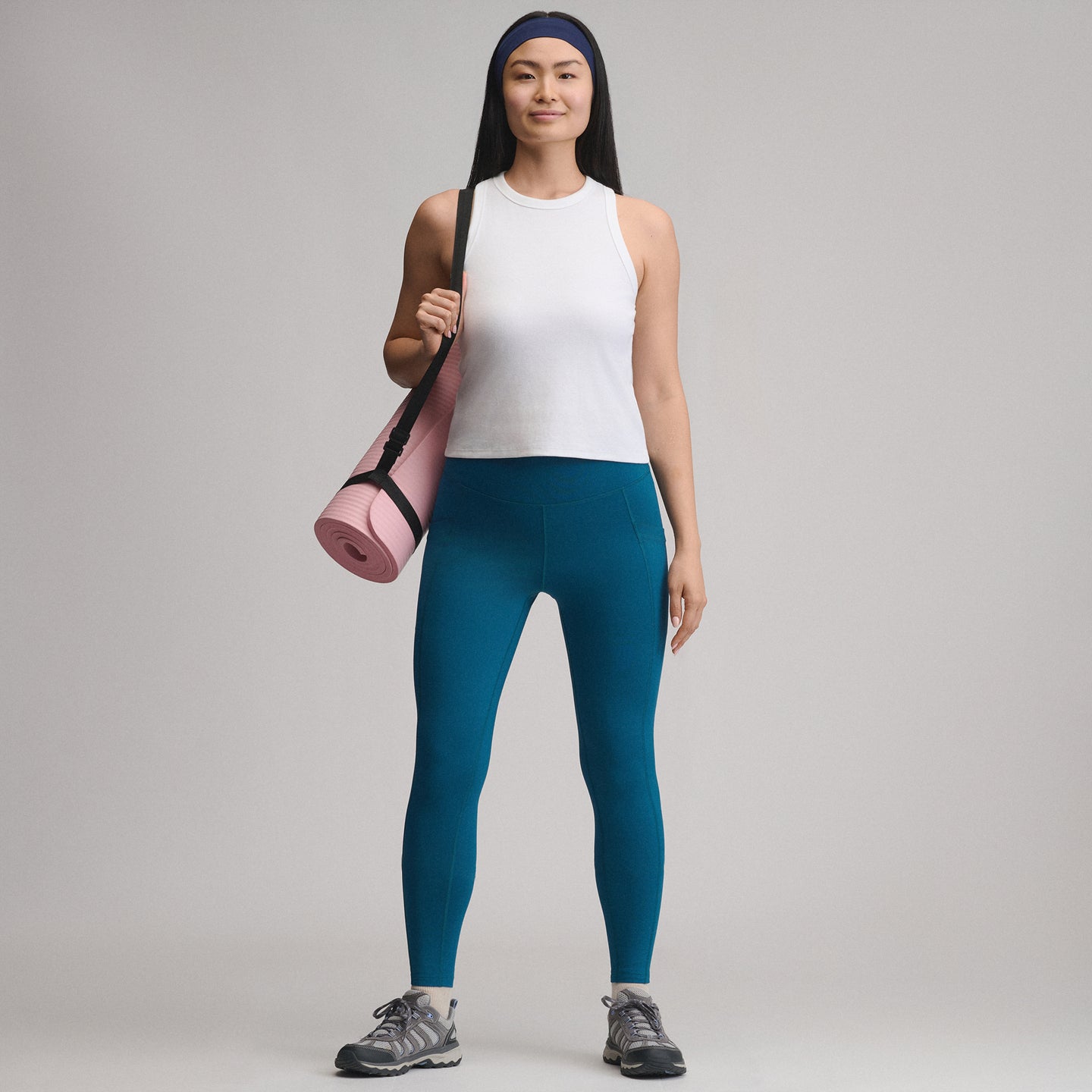 Women's Cold Weather Legging-Meridian Blue-4