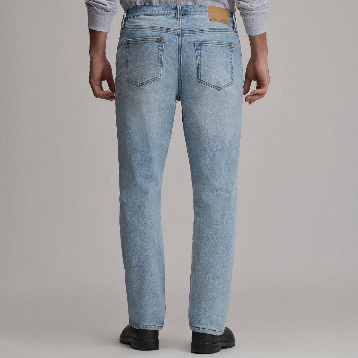 Eddies Flex Fleece Lined Jean - Straight-Light Chambray 1-6
