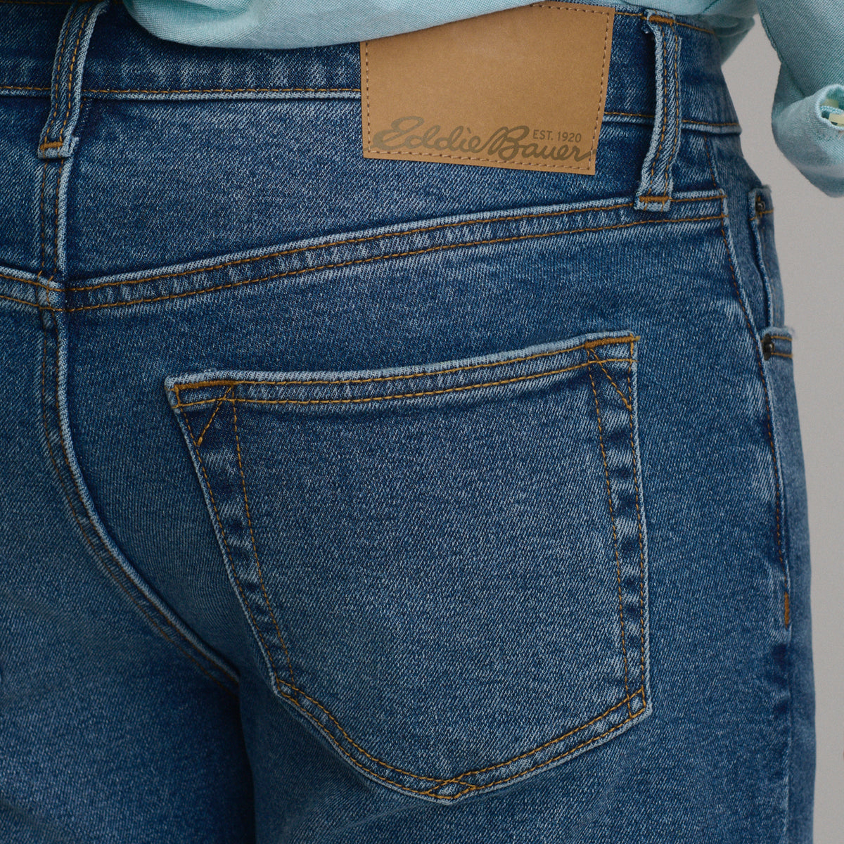 Eddies Flex Jean - Straight-Pacific Blue-15