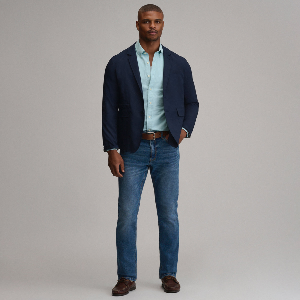 Eddies Flex Jean - Straight-Pacific Blue-16