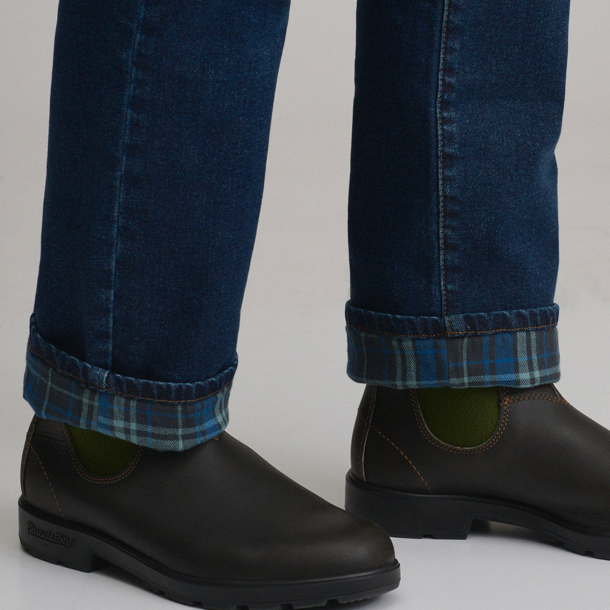 Eddies Flex Flannel Lined Jean - Straight-Deep Indigo-3