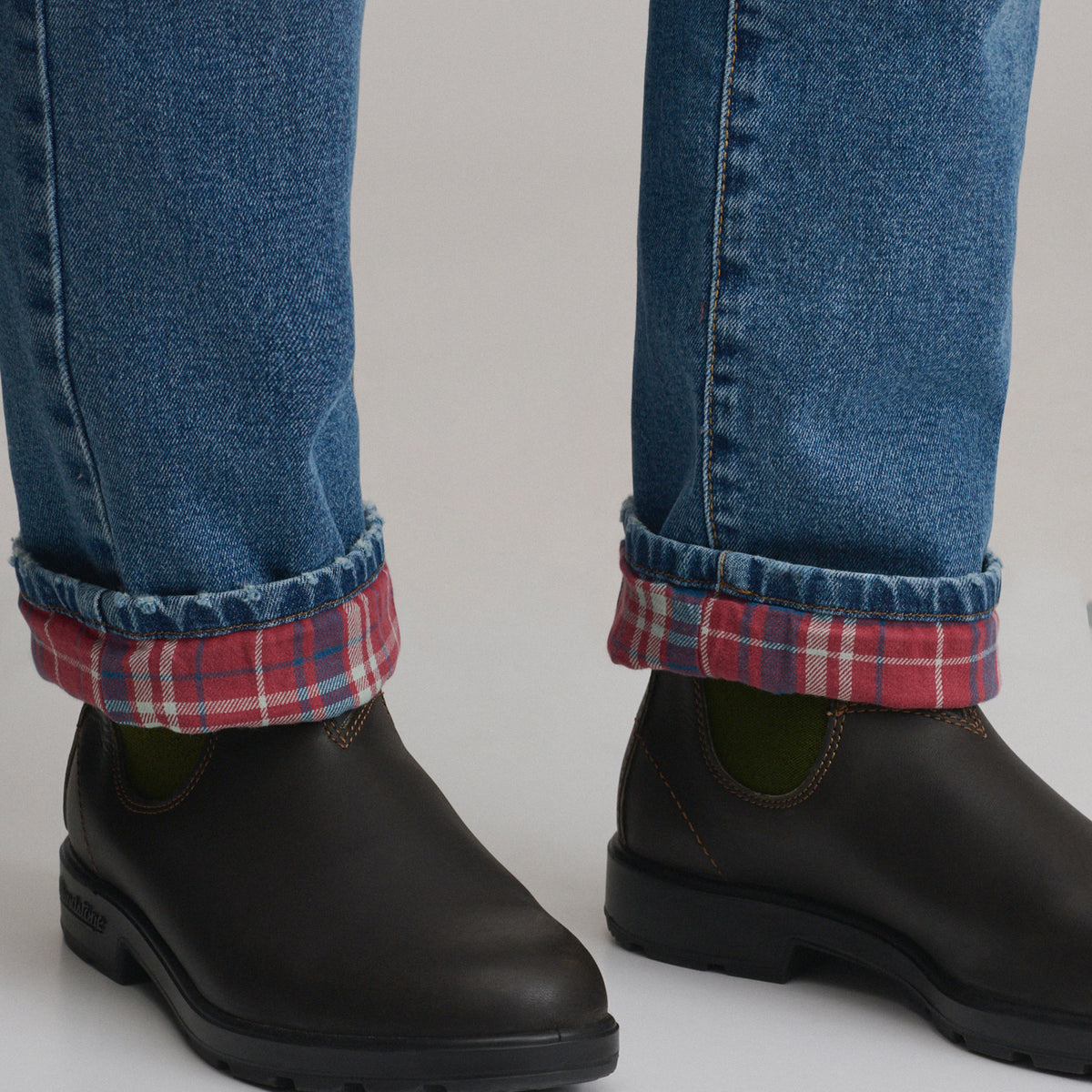 Eddies Flex Flannel Lined Jean - Straight-Pacific Blue-7