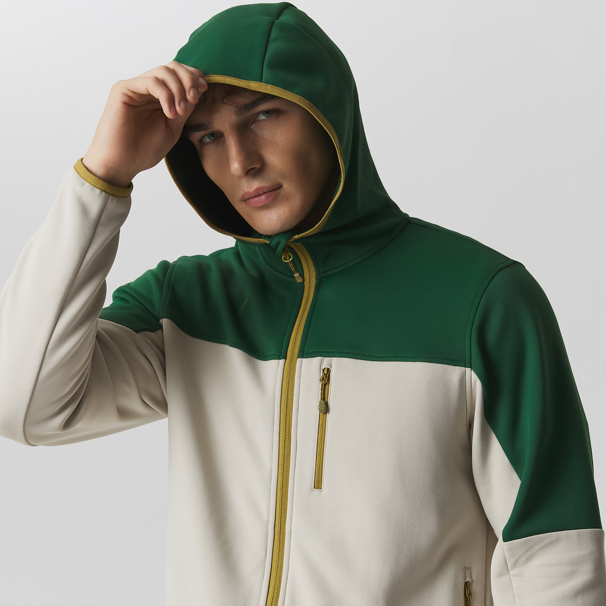 Men's Tech Fleece Full-Zip Sweatshirt-Asparagus-3