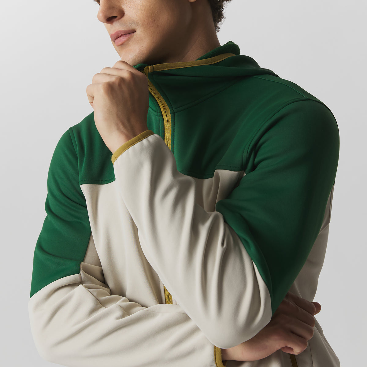 Men's Tech Fleece Full-Zip Sweatshirt-Asparagus-4
