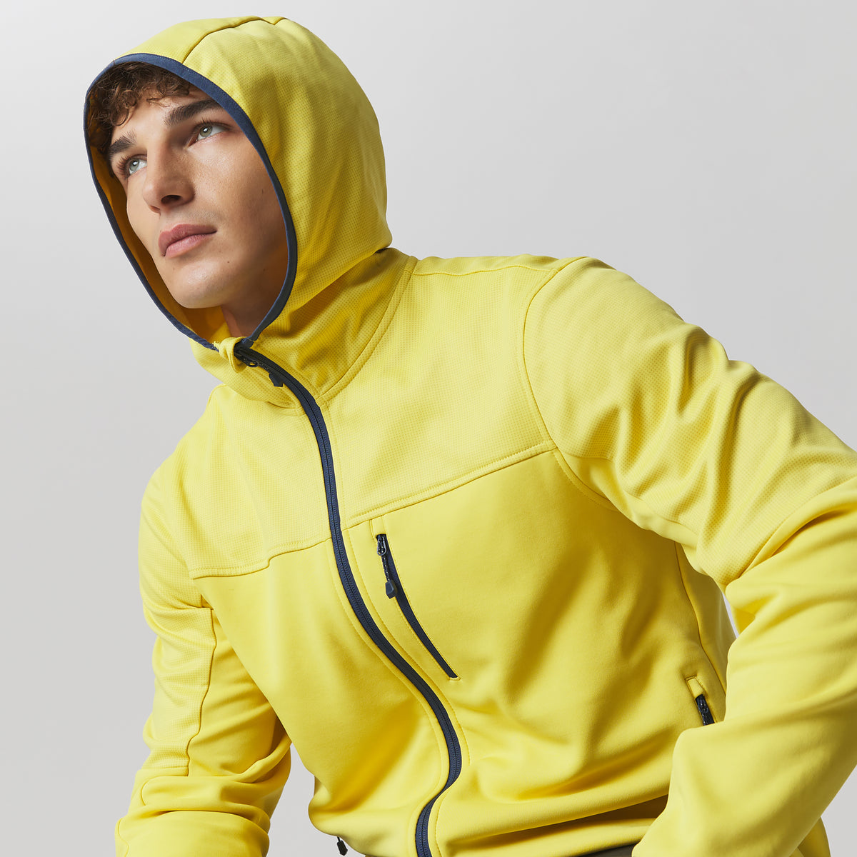 Men's Tech Fleece Full-Zip Sweatshirt-Golden Rod-18