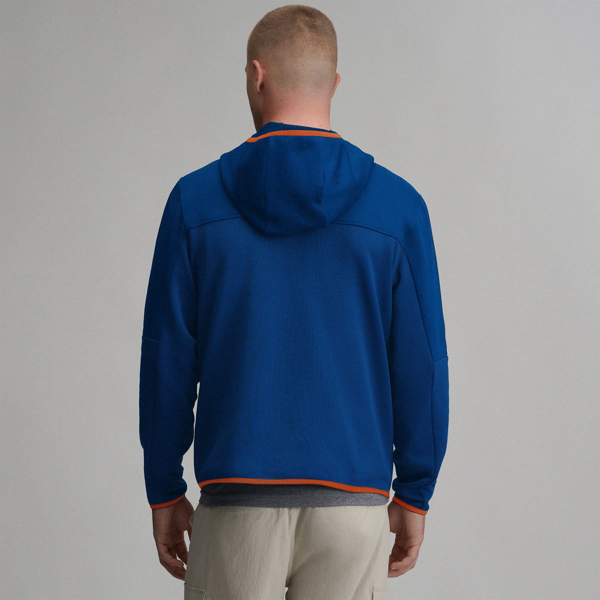 Men's Tech Fleece Full-Zip Pullover-Brilliant Blue-2