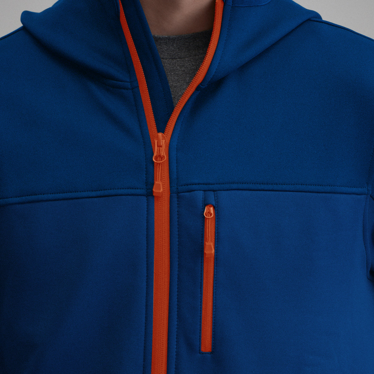Men's Tech Fleece Full-Zip Pullover-Brilliant Blue-3