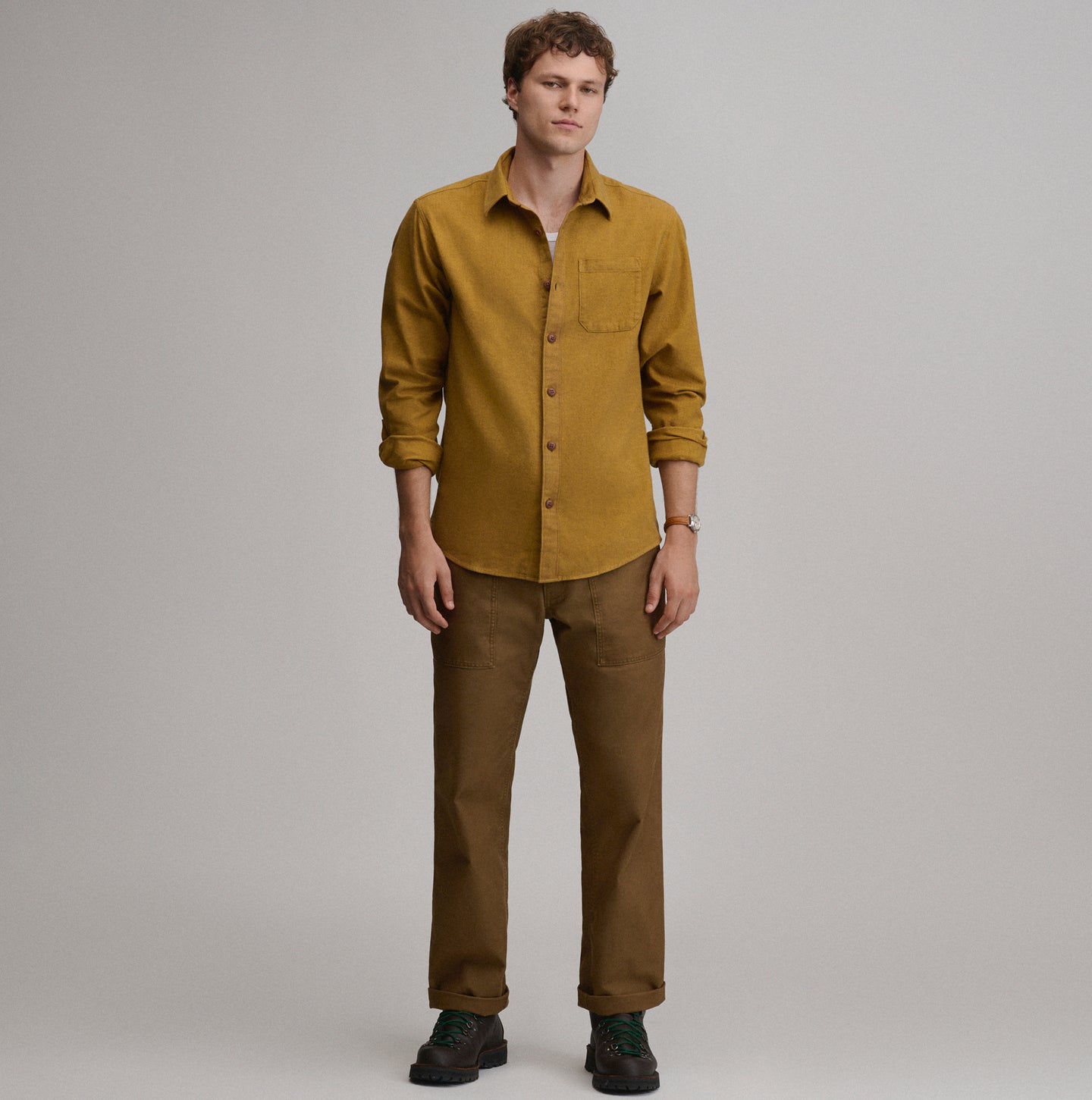 LS Eddie Bauers Favorite Flannel -Classic-Golden Oak-4