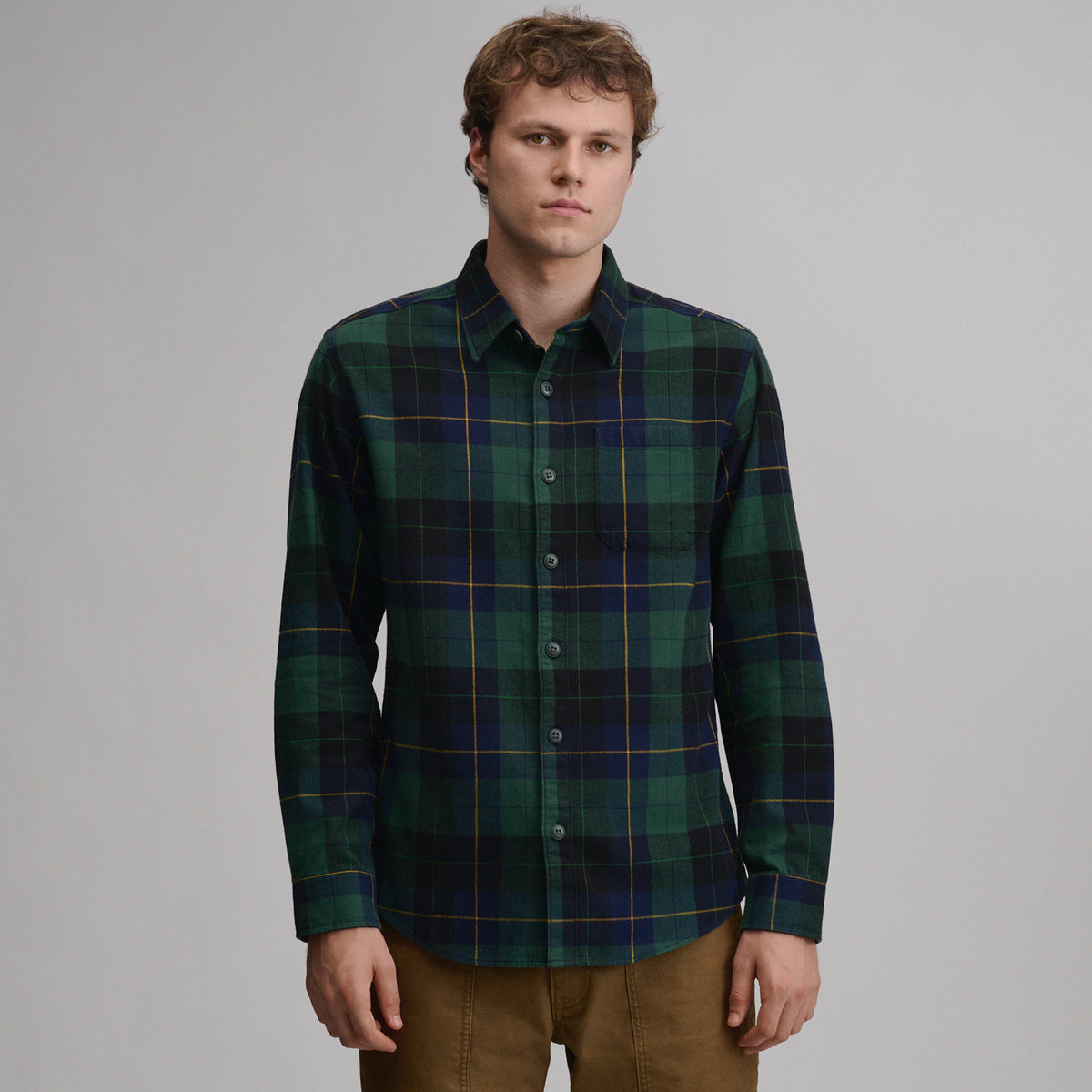 LS Eddie Bauers Favorite Flannel -Classic-Blackwatch-5
