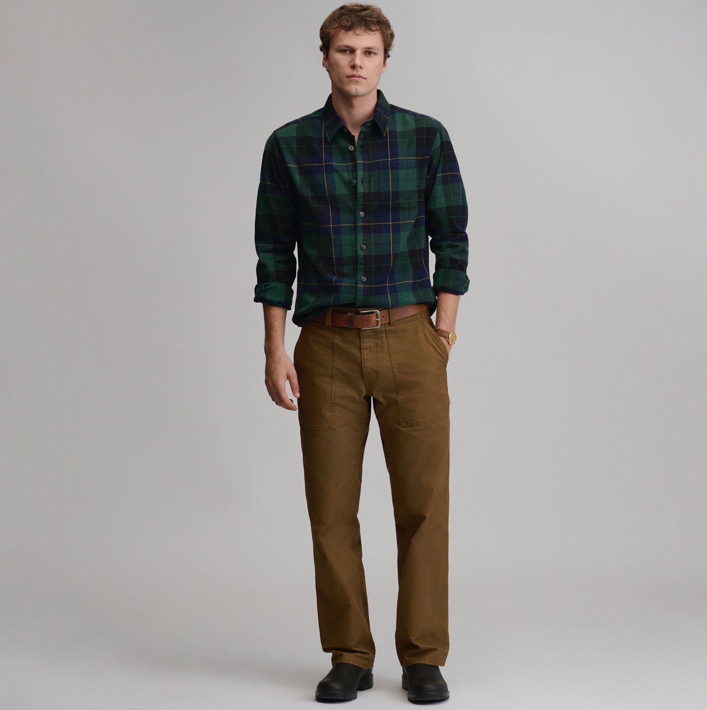 LS Eddie Bauers Favorite Flannel -Classic-Blackwatch-8