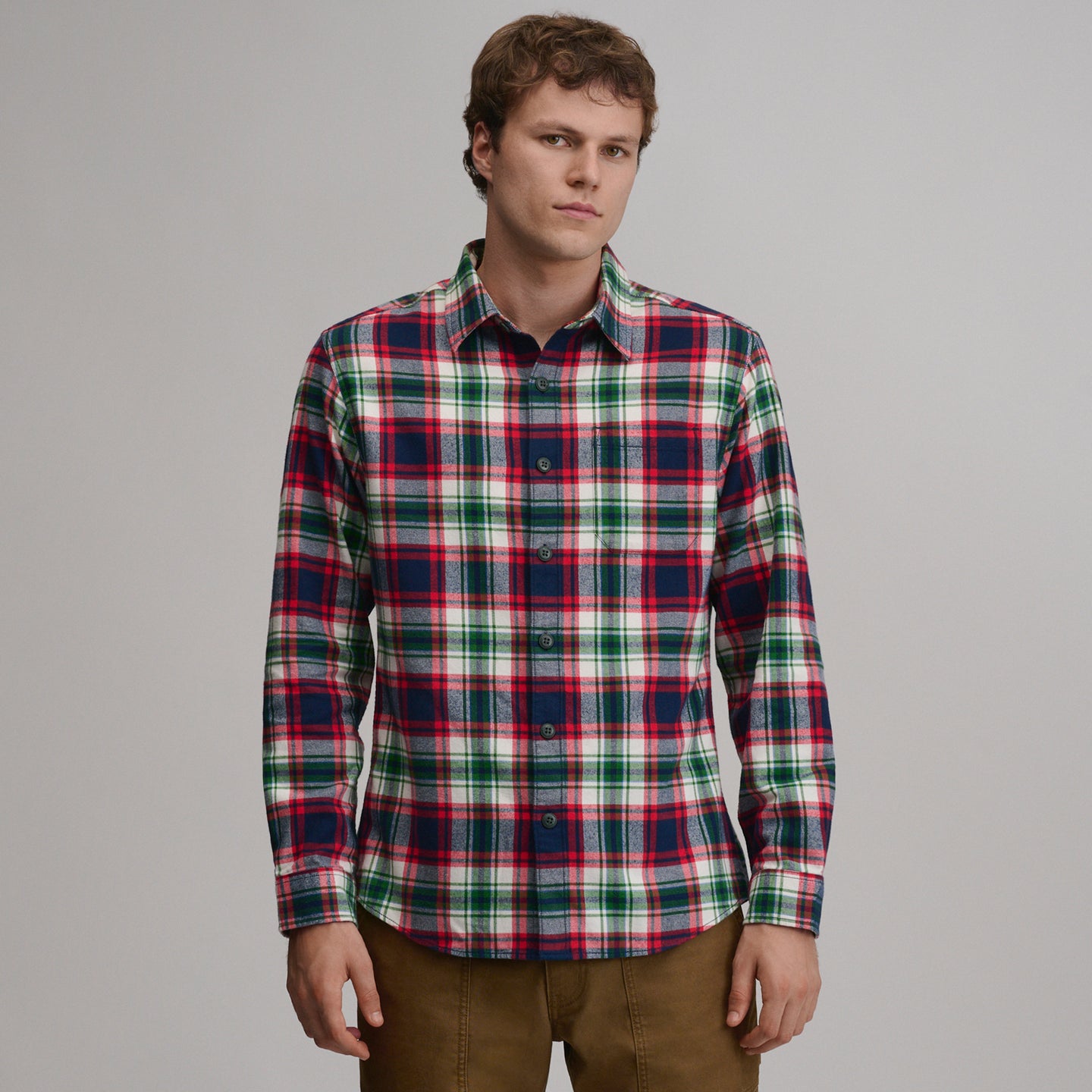 LS Eddie Bauers Favorite Flannel -Classic-Chili-21