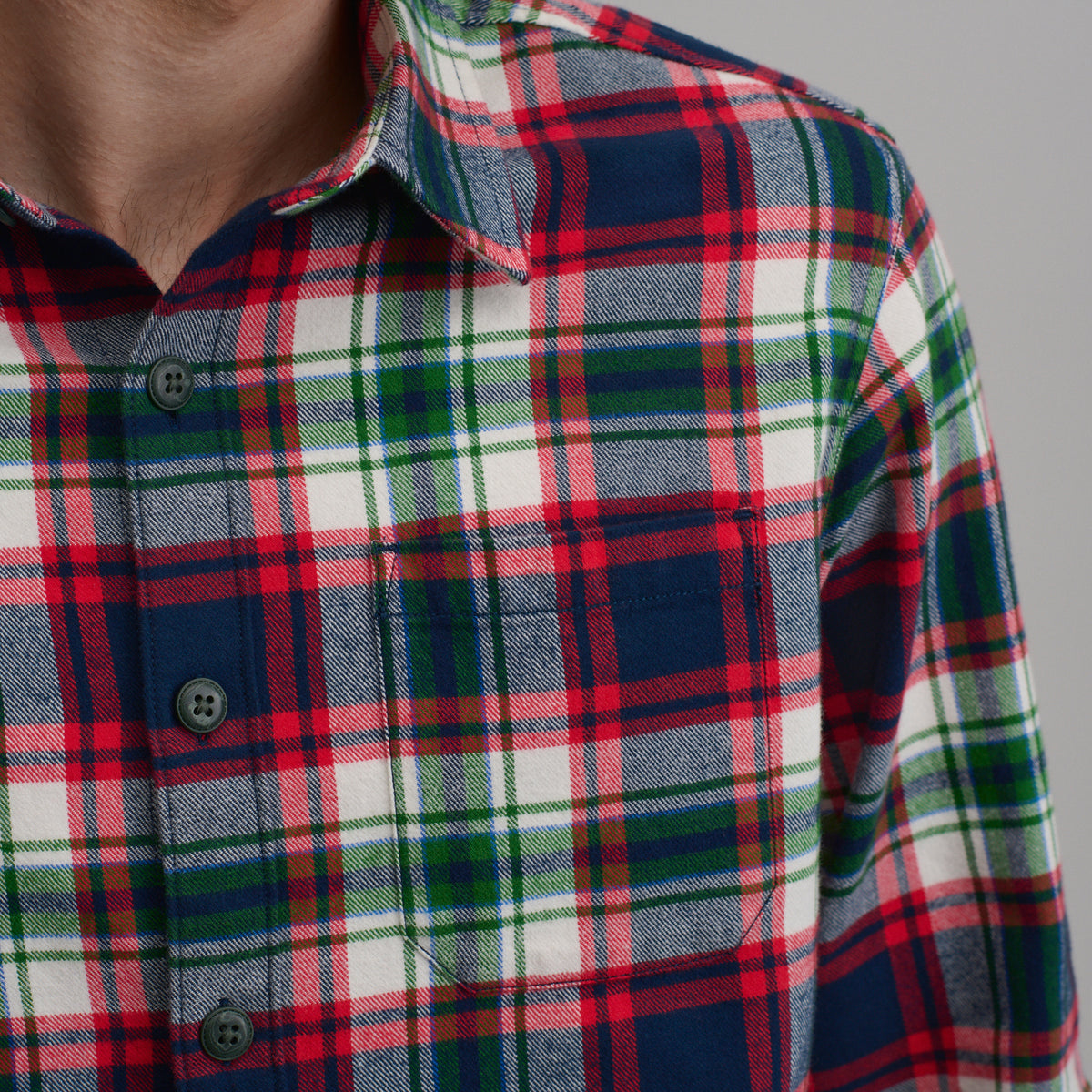 LS Eddie Bauers Favorite Flannel -Classic-Chili-23
