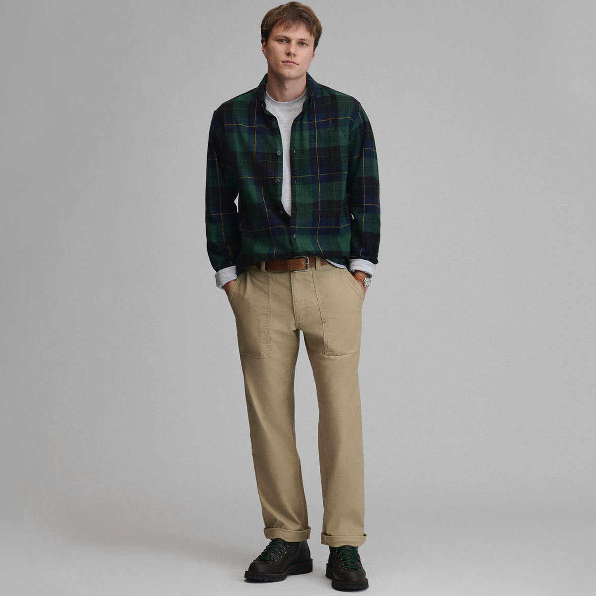 LS Eddie Bauers Favorite Flannel -Relaxed-Blackwatch-8