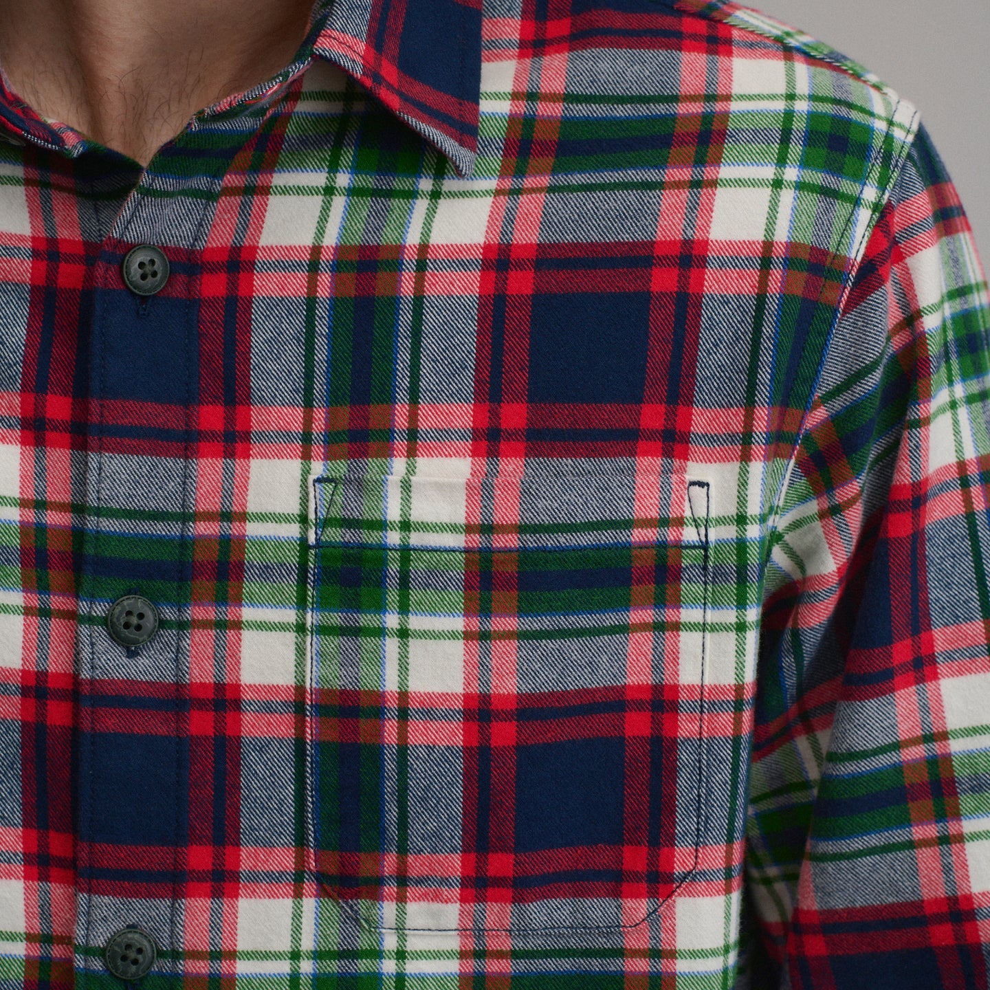 LS Eddie Bauers Favorite Flannel -Relaxed-Chili-19