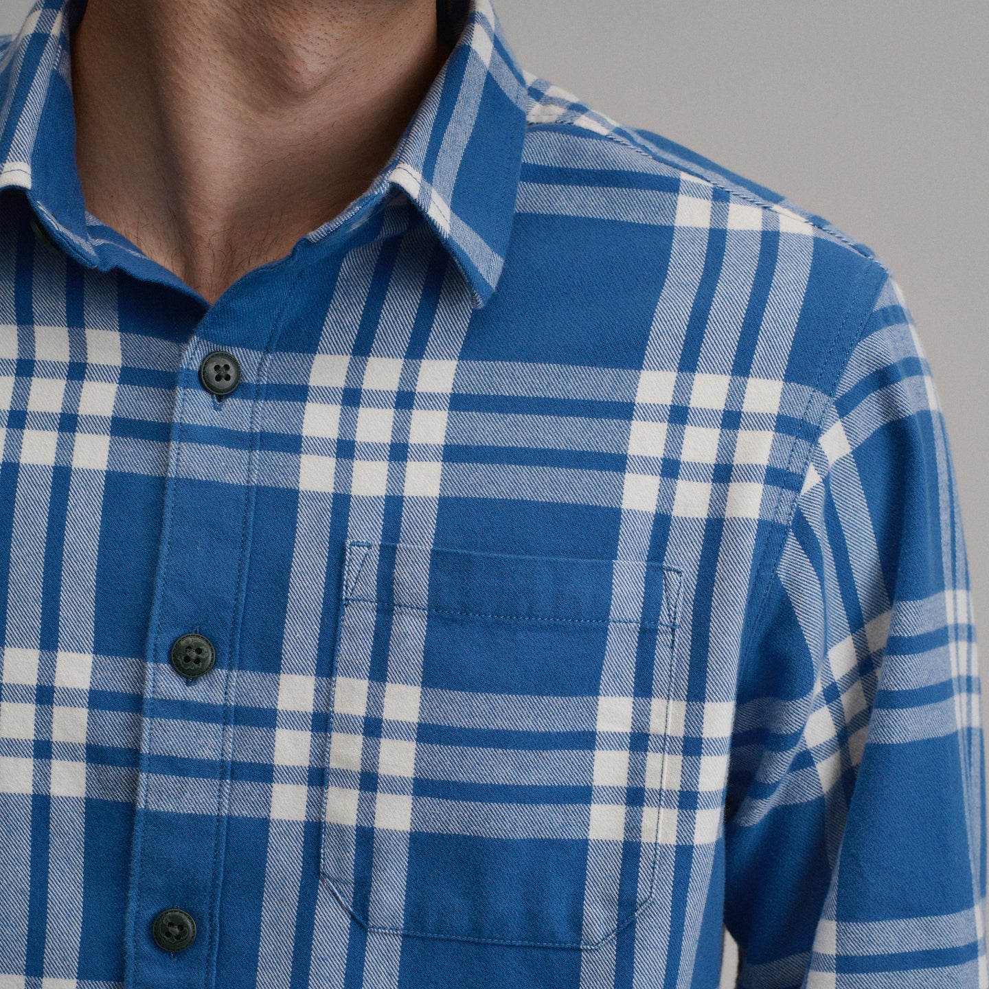 LS Eddie Bauers Favorite Flannel -Relaxed-Dk Chambray-27